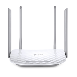 Four external antennas provide stable wireless connections and optimal coverage. Upgrades networks to powerful 802.11 ac Wi-Fi technology to experience smoother HD streaming and online gaming. High-performance AC1200 Wi-Fi, delivering up to 1200 Mbps of Wi-Fi speed over dual 5 GHz (867 Mbps) and 2.4 GHz (300 Mbps) bands, 4 10/100 Mbps LAN ports and 1 10/100 Mbps WAN port. Guest Wi-Fi will allow guests to join your Wi-Fi network, while protecting your privacy make sharing easy, maintain security. 1 Year Warranty