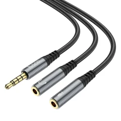 HOCO UPA21 (1 MALE TO 2 FEMALE) 3.5 AUDIO ADAPTER CABLE, NO WARRANTY