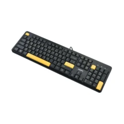 MOFII SK-701 USB WIRED MULTIMEDIA KEYBOARD WITH YELLOW COLOR KEYCAPS, 1 YEAR WARRANTY