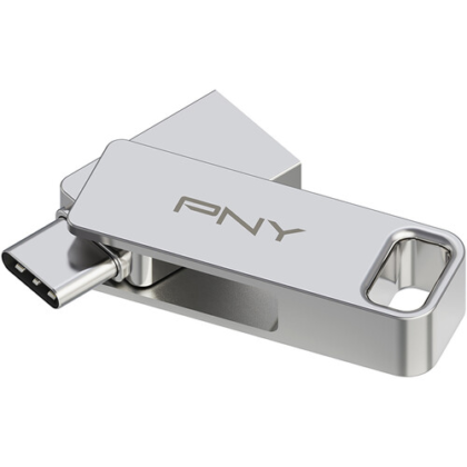 PNY Duo Link 64GB USB 3.2 Type-C Dual Pen Drive, Product Lifetime Warranty
