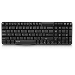 Rapoo E1050 Wireless Keyboard With Bangla, 2 Year Warranty