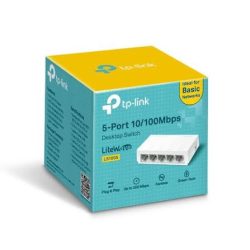 TP-LINK (LS1005) 5 PORT 10/100 ETHERNET SWITCH, 1 YEAR WARRANTY